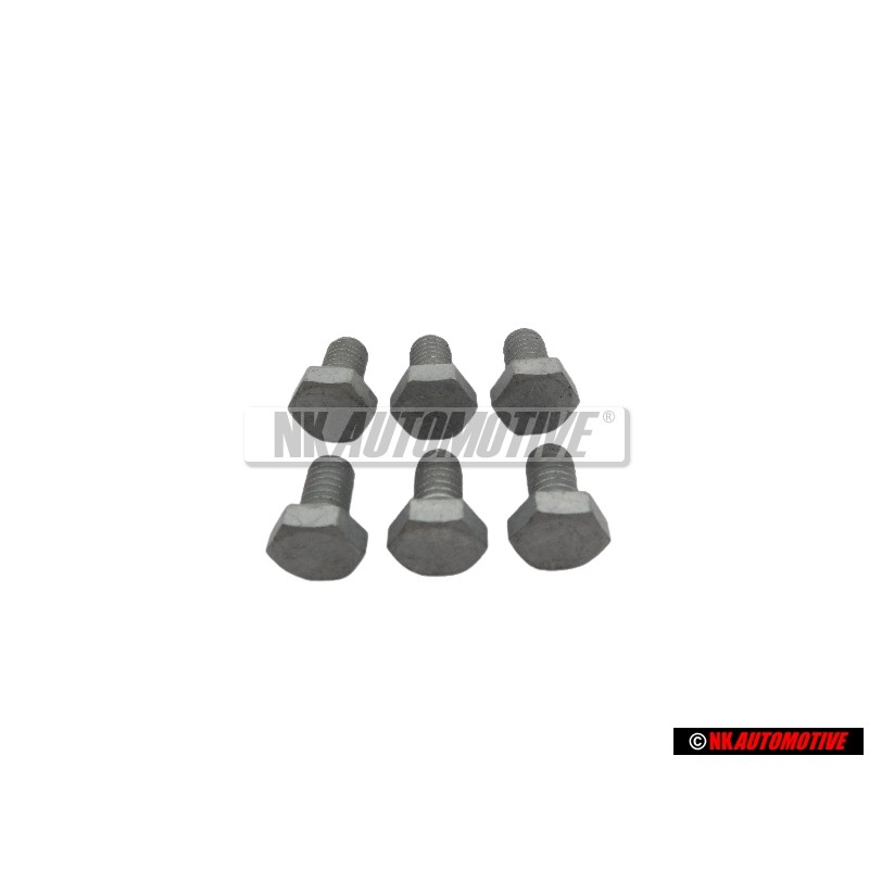 6x VW Original Tornillo Hexagonal - N 90529301