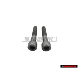 2x VW Original Tornillo Cilindrico Con Cabeza De Hexagono Interior - N 0147153