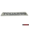 VW Original TOUAREG Trasero Rotulo Insignia Emblema Cromo - 7L6853687 739