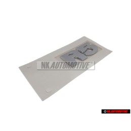 VW Original R5 Trasero Rotulo Insignia Emblema Cromo - 7L6853675