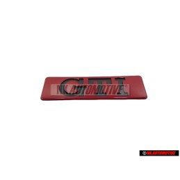 VW Original GTI Lado Rotulo Insignia Emblema Rojo - 191853714 QN5