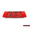 VW Original GTI Lado Rotulo Insignia Emblema Rojo - 191853714 QN5