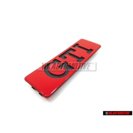 VW Original GTI Lado Rotulo Insignia Emblema Rojo - 191853714 QN5