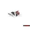 VW Original V5 Frente Rotulo Insignia Emblema Cromo Rojo - 1J5853679D GQF
