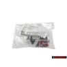 VW Original V5 Frente Rotulo Insignia Emblema Cromo Rojo - 1J5853679D GQF