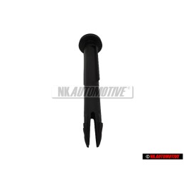 VW Original Guia P. Apoyacabezas, Regulable Negro Satinado - 811881939 01C