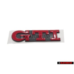 VW Original GTI Trasero Rotulo Insignia Emblema Rojo - 1H6853687AJQN5