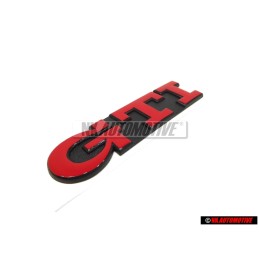 VW Original GTI Trasero Rotulo Insignia Emblema Rojo - 1H6853687AJQN5