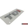 VW Original TDI Trasero Rotulo Insignia Emblema Cromo Rojo - 2H0853675B GQF