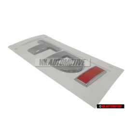 VW Original TDI Trasero Rotulo Insignia Emblema Cromo Rojo - 2H0853675B GQF