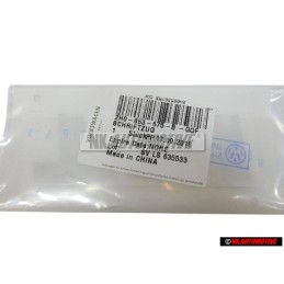 VW Original TDI Trasero Rotulo Insignia Emblema Cromo Rojo - 2H0853675B GQF