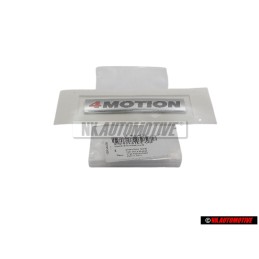 VW Original 4MOTION Trasero Rotulo Insignia Emblema Cromo Rojo - 2H0853675E GQF