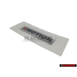 VW Original 4MOTION Trasero Rotulo Insignia Emblema Cromo Rojo - 2H0853675E GQF
