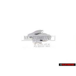 VW Original RABBIT Trasero Rotulo Insignia Emblema Cromo - 1J0853675AK739