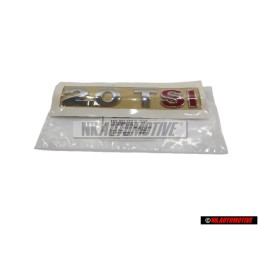 VW Original 2.0 TSI Trasero Rotulo Insignia Emblema Cromo Rojo - 5N0853675D GQF