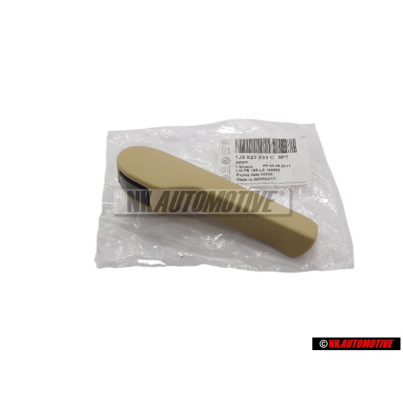 VW Original Empunadura P. Cable Desbloqueo Cierre Capo Beige - 1J2823533C 3PT