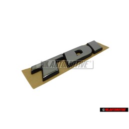 VW Original TDI Trasero Rotulo Insignia Emblema Cromo - 701853675B Z10
