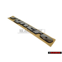 VW Original SYNCRO Trasero Rotulo Insignia Emblema Cromo - 701853675A Z10