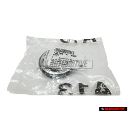 VW Original Tapa Protectora Negro Satinado/Brillo Cromo - 1J0601171 XRW