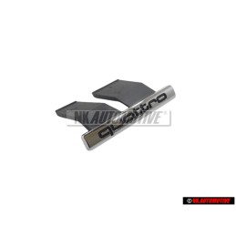 Audi Original QUATTRO Frente Rotulo Insignia Emblema Cromo - 8N0853736A 2ZZ