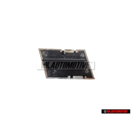 Audi Original S6 PLUS Frente Rotulo Insignia Emblema Cromo Rojo - 4A5853736D 2ZZ