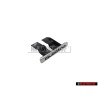 Audi Original QUATTRO Frente Rotulo Insignia Emblema Cromo - 4E0853736A 2ZZ