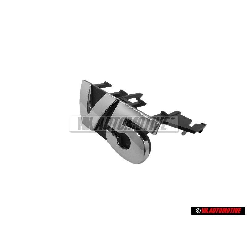 VW Original V5 Frente Rotulo Insignia Emblema Cromo - 1J6853679 FDY