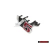 VW Original V5 Frente Rotulo Insignia Emblema Cromo Rojo - 1J6853679F GQF