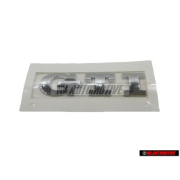 VW Original GTI Trasero Rotulo Insignia Emblema Cromo - 6N0853675 739