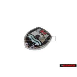 VW Original Wolfsburg Ultima Frente Rotulo Insignia Emblema - 1BM853601B