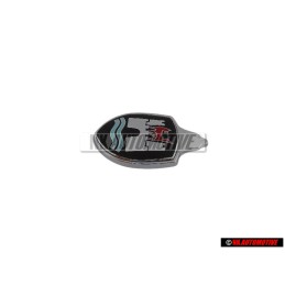 VW Original Wolfsburg Ultima Frente Rotulo Insignia Emblema - 1BM853601B