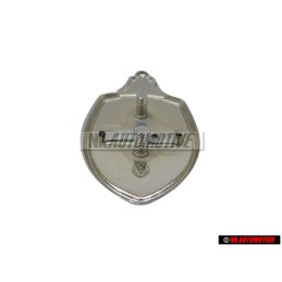 VW Original Wolfsburg Ultima Frente Rotulo Insignia Emblema - 1BM853601B