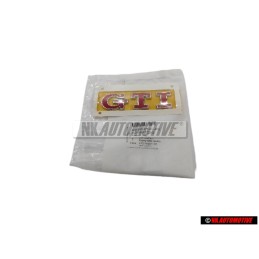 VW Original GTI Trasero Rotulo Insignia Emblema Rojo - 5G0853675ACJZQ