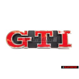 VW Original GTI Frente Rotulo Insignia Emblema Rojo - 5G0853679P WYR