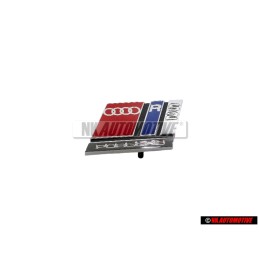 Audi Original RS2 Frente Rotulo Insignia Emblema Cromo Rojo - 8A0853735B 2ZZ