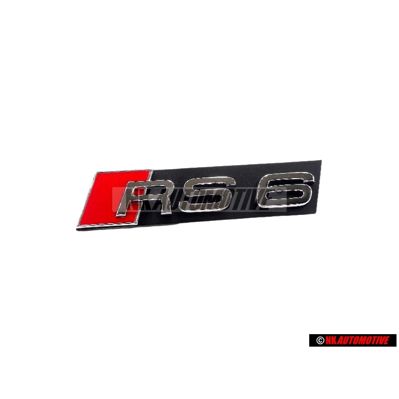 Audi Original RS6 Frente Rotulo Insignia Emblema - 4B0853736B 2ZZ