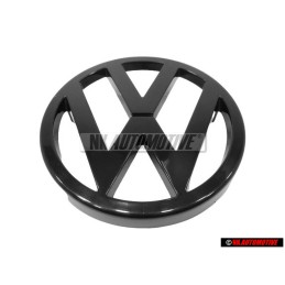 VW Original Frente Simbolo Insignia Emblema Negro - 171853601 041