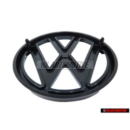 VW Original Frente Simbolo Insignia Emblema Negro - 171853601 041