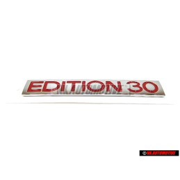 VW Original EDITION30 Trasero Rotulo Insignia Emblema - 1K0853675AHKTP