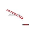 VW Original EDITION30 Trasero Rotulo Insignia Emblema - 1K0853675AHKTP