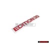 VW Original EDITION30 Trasero Rotulo Insignia Emblema - 1K0853675AHKTP