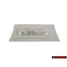 VW Original TSI Trasero Rotulo Insignia Emblema Cromo Rojo - 1K0853675AGGQF