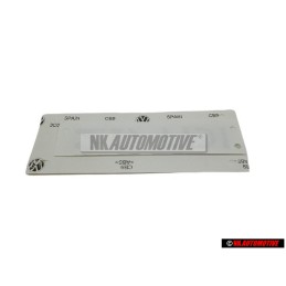 VW Original 2.0 TDI Trasero Rotulo Insignia Emblema Cromo - 3C0853675E 739