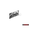 VW Original R32 Volante Rotulo Insignia Emblema Aluminio - 1J0419685