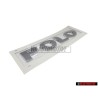 VW Original POLO Trasero Rotulo Insignia Emblema Cromo - 6N0853687H 739