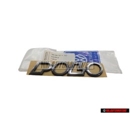 VW Original POLO Trasero Rotulo Insignia Emblema Cromo - 6N0853687E Z10