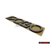 VW Original POLO Trasero Rotulo Insignia Emblema Cromo - 6N0853687E Z10