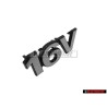 VW Original 16V Frente Rotulo Insignia Emblema Cromo - 6N0853679 Z10