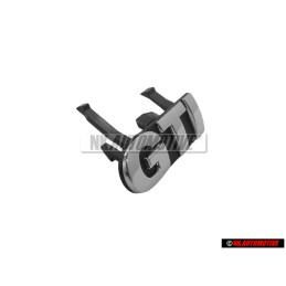VW Original GTI Frente Rotulo Insignia Emblema Cromo - 6E0853679D PWV