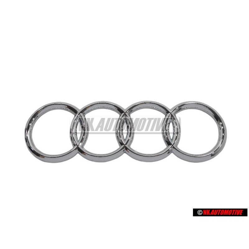 Audi Original Anillos Trasero Simbolo Insignia Emblema Cromo - 443853742 2ZZ